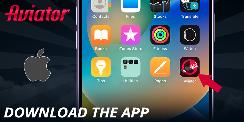 Download Aviator app on iOS